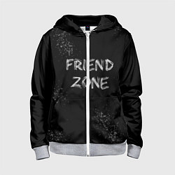 Толстовка на молнии детская FRIEND ZONE, цвет: 3D-меланж