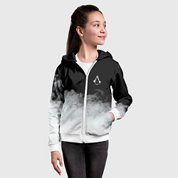 Толстовка на молнии детская Assassin??s Creed, цвет: 3D-белый — фото 2