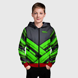 Толстовка на молнии детская Need for Speed, цвет: 3D-красный — фото 2