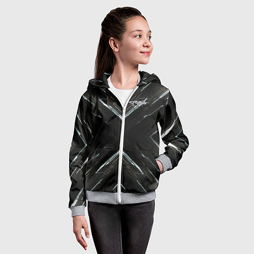 Детская толстовка на молнии Crysis / 3D-Меланж – фото 4