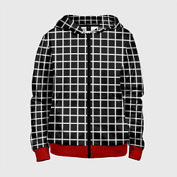 Детская толстовка на молнии Клечатая