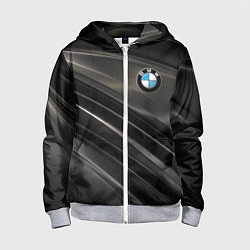 Толстовка на молнии детская BMW, цвет: 3D-меланж