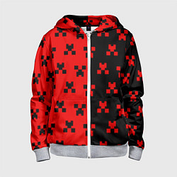 Детская толстовка на молнии MINECRAFT CREEPER