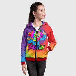 Толстовка на молнии детская 6IX9INE, цвет: 3D-красный — фото 2