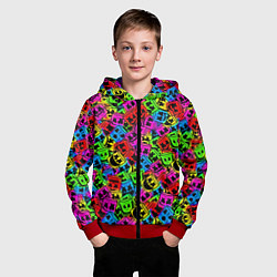 Толстовка на молнии детская MARSHMELLO, цвет: 3D-красный — фото 2