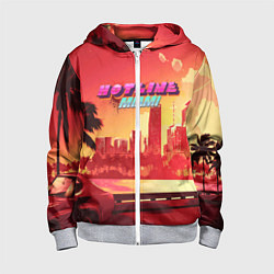 Детская толстовка на молнии HOTLINE MIAMI