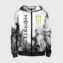 Толстовка на молнии детская MONSTER ENERGY, цвет: 3D-черный