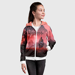 Толстовка на молнии детская HORIZON ZERO DAWN, цвет: 3D-белый — фото 2