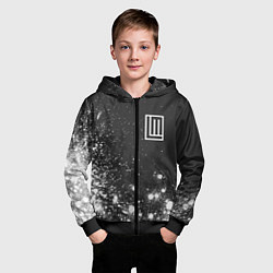 Толстовка на молнии детская LINDEMANN ЛИНДЕМАНН, цвет: 3D-черный — фото 2