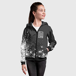 Толстовка на молнии детская LINDEMANN ЛИНДЕМАНН, цвет: 3D-черный — фото 2