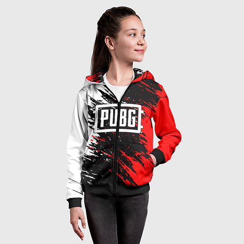 Детская толстовка на молнии PUBG / 3D-Черный – фото 4