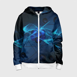 Детская толстовка на молнии Атом