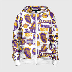 Детская толстовка на молнии LAKERS LOGO