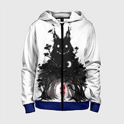 Толстовка на молнии детская Красная шапочка, цвет: 3D-синий