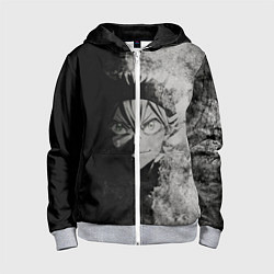 Толстовка на молнии детская Аста, цвет: 3D-меланж