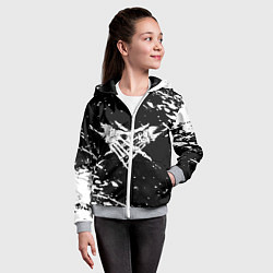 Толстовка на молнии детская Velial Squad, цвет: 3D-меланж — фото 2