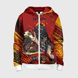 Толстовка на молнии детская Hades - Аид, цвет: 3D-белый