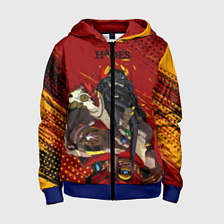 Толстовка на молнии детская Hades - Аид, цвет: 3D-синий