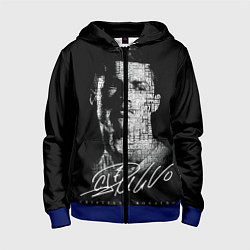 Детская толстовка на молнии Кристиано Рональдо автограф