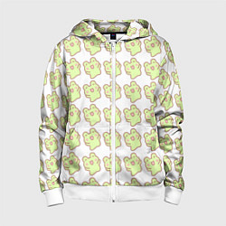 Детская толстовка на молнии Счастливые лягушки