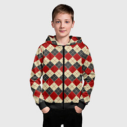 Толстовка на молнии детская THE AMBRELLA ACADEMY UNIFORM, цвет: 3D-черный — фото 2