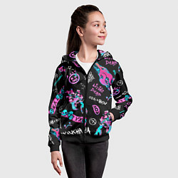 Толстовка на молнии детская CS GO, цвет: 3D-черный — фото 2