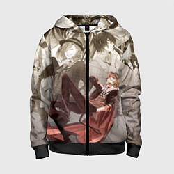 Детская толстовка на молнии Чуя Накахара