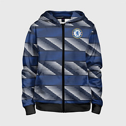 Толстовка на молнии детская FC Chelsea Breathe Training Top 202122, цвет: 3D-черный