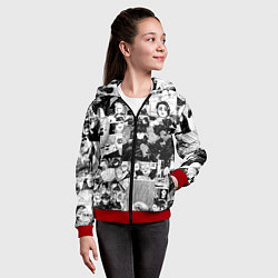 Толстовка на молнии детская Магическая Битва, цвет: 3D-красный — фото 2