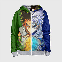 Детская толстовка на молнии Киллуа золдик и Гон хантер