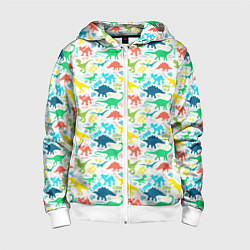 Детская толстовка на молнии DINOSAUR