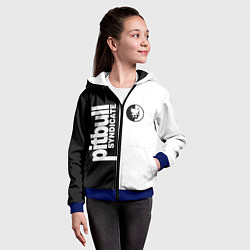 Толстовка на молнии детская PITBULL SYNDICATE ПИТБУЛЬ, цвет: 3D-синий — фото 2