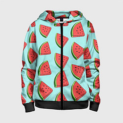 Детская толстовка на молнии Дольки арбузов