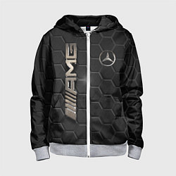 Детская толстовка на молнии MERCEDES LOGO BRONZE