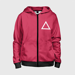 Детская толстовка на молнии Треугольник