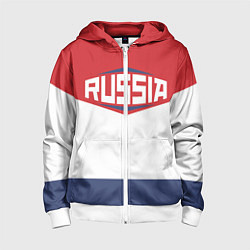 Детская толстовка на молнии Russia