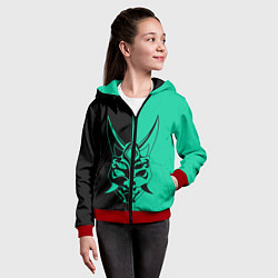 Толстовка на молнии детская СПЛИТ МАСКА СЯО, цвет: 3D-красный — фото 2