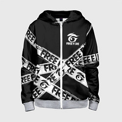 Детская толстовка на молнии GARENA FREE FIRE OFF CYBER LINE STYLE