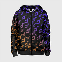 Детская толстовка на молнии JOJOS BIZARRE ADVENTURE PATTERN