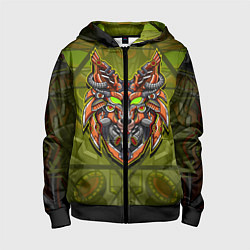 Детская толстовка на молнии Кибер-лис