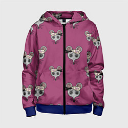 Детская толстовка на молнии Ниндзя-мыши Клинок, рассекающий демонов Kimetsu no