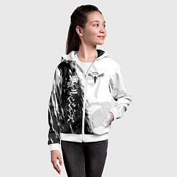 Толстовка на молнии детская WALHALLA TEAM LOGO BLACK ТОКИЙСКИЕ МСТИТЕЛИ, цвет: 3D-белый — фото 2