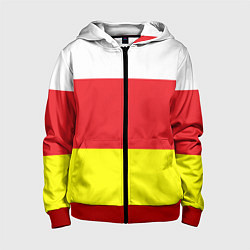 Детская толстовка на молнии СЕВЕРНАЯ ОСЕТИЯ РЕСПУБЛИКА