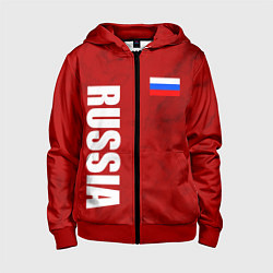 Детская толстовка на молнии RUSSIA - RED EDITION - SPORTWEAR