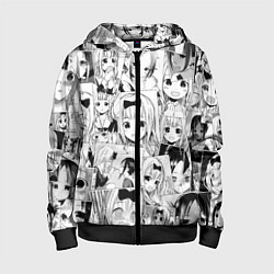 Детская толстовка на молнии Госпожа Кагуя паттерн