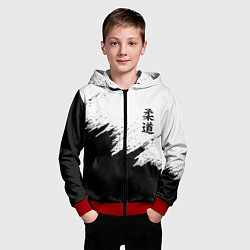 Толстовка на молнии детская ДЗЮДО КУДО JUDO, цвет: 3D-красный — фото 2