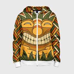 Детская толстовка на молнии Polynesian tiki LUCKY