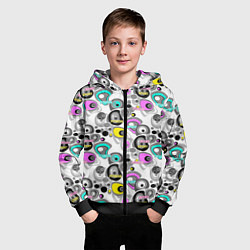 Толстовка на молнии детская Sport and fitness, цвет: 3D-черный — фото 2