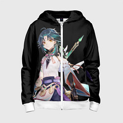 Детская толстовка на молнии Адепт Сяо - Минимализм