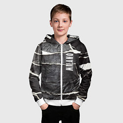 Толстовка на молнии детская Vanguard rags - Milano, цвет: 3D-белый — фото 2